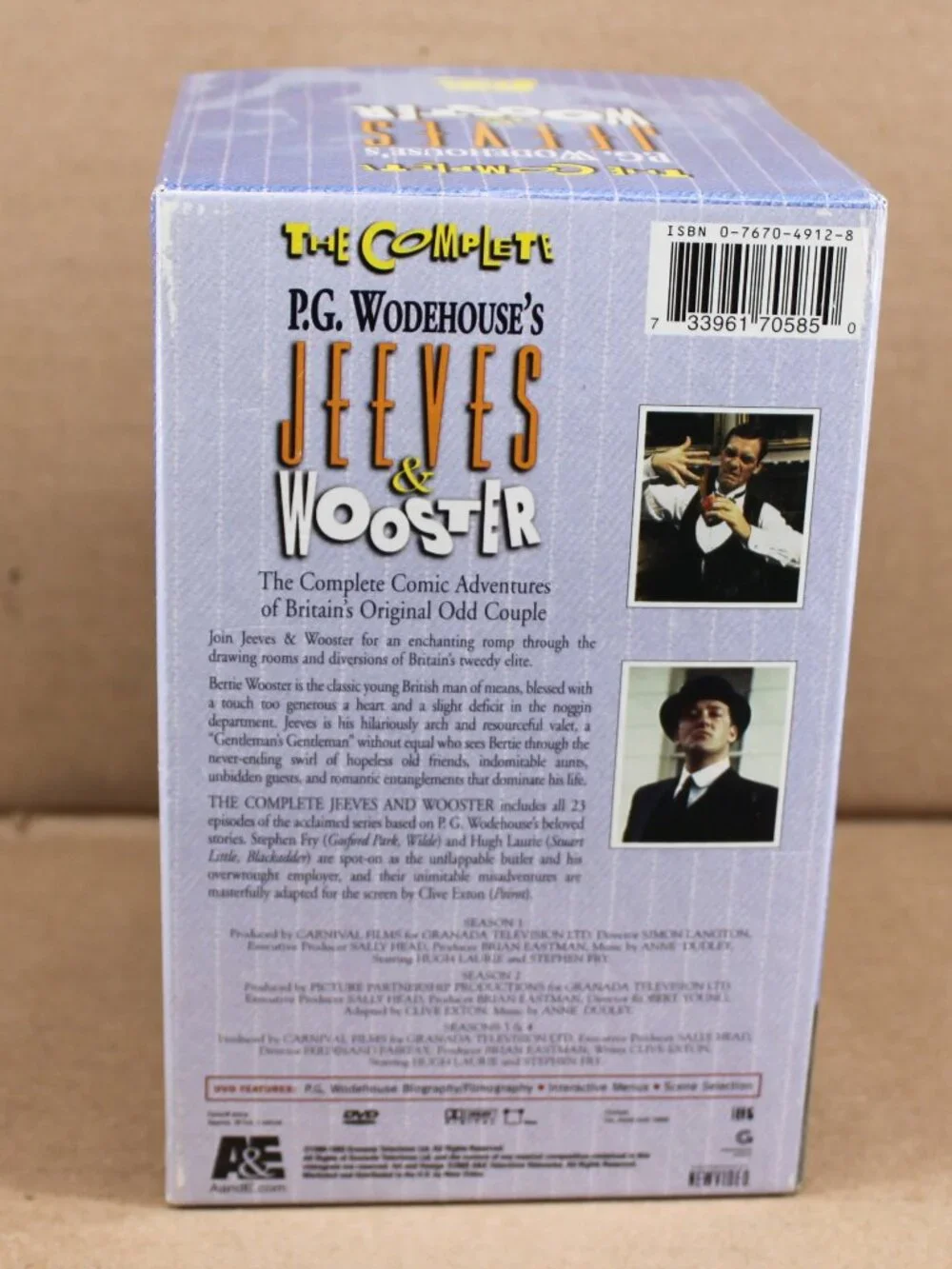 P.G Wodehouse's Jeeves & Woodster Complete Series (DVD) Region 1 Tested - Picture 2 of 9